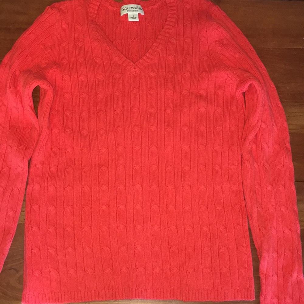 St John’s Bay sweater. Really cute and comfortable